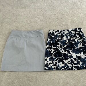 2 LIKE NEW S.C.& CO. BLUE PULL ON SKORTS SMALL